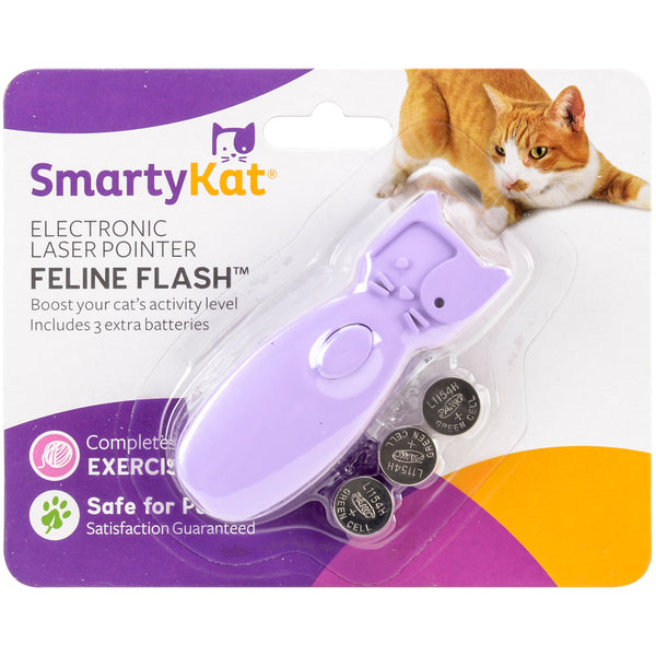 SmartyKat Feline Flash Electronic Laser Pointer Toy-
