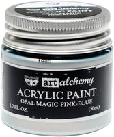 Finnabair Art Alchemy Acrylic Paint 1.7 Fluid Ounces-Opal Magic Pink/Blue