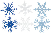 Large Felt Snowflakes 2" 24/Pkg-Winter