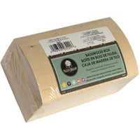 Basswood Hinged Rounded Box-6.15"X3"X3.75"