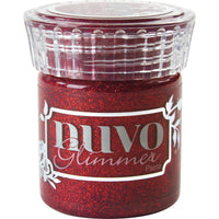 Nuvo Glimmer Paste 1.6oz-Garnet Red
