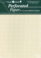 Mill Hill Perforated Paper 14 Count 9"X12" 2/Pkg-Ecru