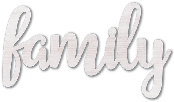 Jillibean Soup Mix The Media Wood Script White-Family