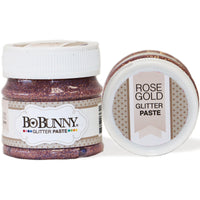 BoBunny Double Dot Glitter Paste 50ml-Rose Gold