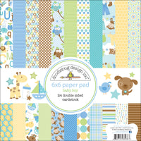 Snips & Snails Paper Pad 6"X6"-24 Double-Sided Cardstock Sheets