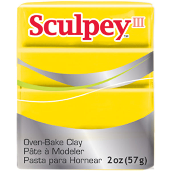 Sculpey III Polymer Clay 2oz-Yellow