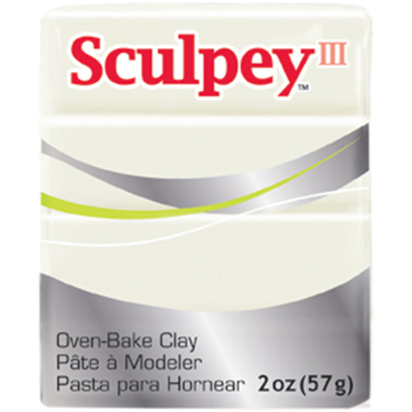 Sculpey III Polymer Clay 2oz-Pearl
