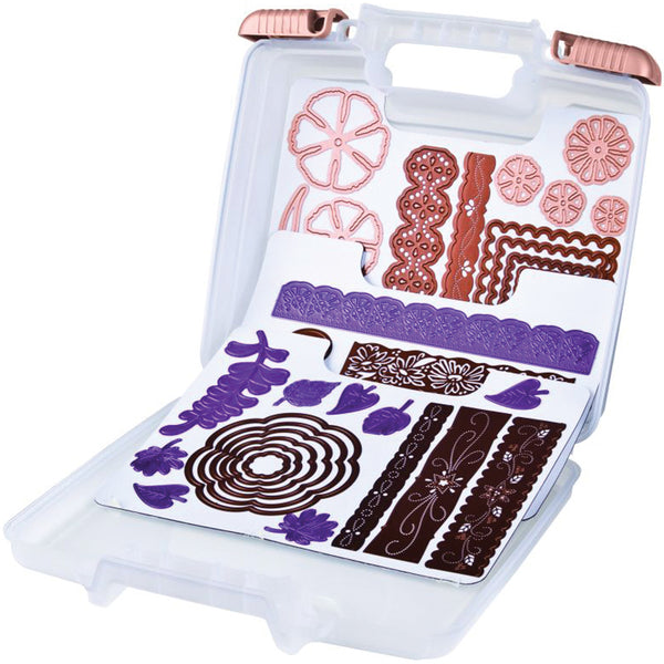 ArtBin Magnetic Die Storage W/3 Sheets-10.25"X3.25"X9.625" Translucent