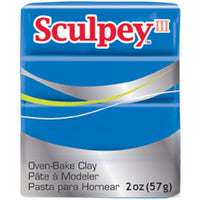 Sculpey III Polymer Clay 2oz-New Blue