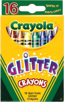 Crayola Glitter Crayons-16/Pkg