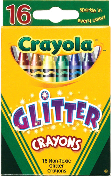 Crayola Glitter Crayons-16/Pkg
