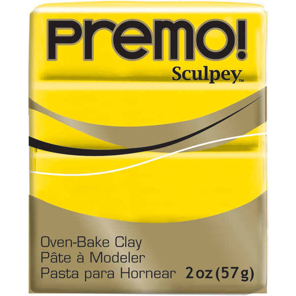 Premo Sculpey Polymer Clay 2oz-Cadmium Yellow