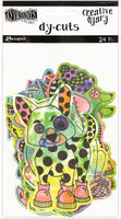 Dyan Reaveley's Dylusions Creative Dyary Die Cuts-Colored Animals