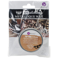 Finnabair Art Alchemy Metallique Wax .68 Fluid Ounce-Aged Brass