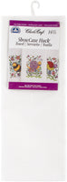 Showcase Huck Towel 14 Count 15"X25"-White