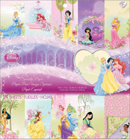 Disney Paper Pad 12"X12" 24/Pkg-Princess, 12 Designs/2 Each