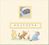 EK Success Disney Frame-A-Name Post Bound Album 12"X12"-Classic Pooh