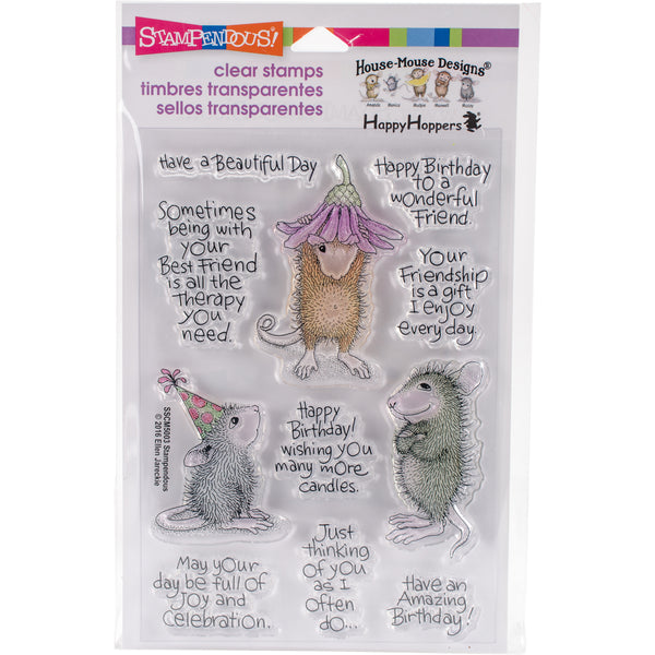 Stampendous Perfectly Clear Stamps -Friend Wishes