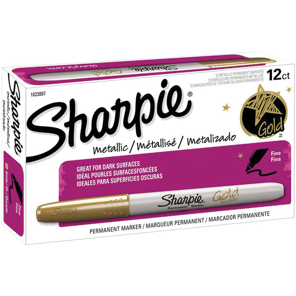 Sharpie Metallic Fine Point Permanent Marker Open Stock-Gold