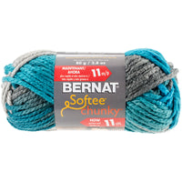 Softee Chunky Ombre Yarn-Deep Waters