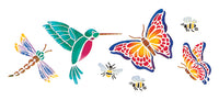 Stencil Magic Decorative Stencils-Butterflies & More 5.25"X13"