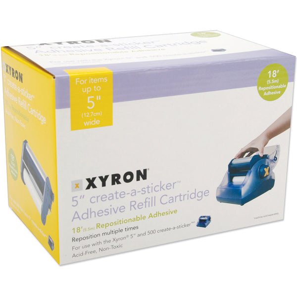 Xyron 500 Refill Cartridge-5"X18' Repositionable