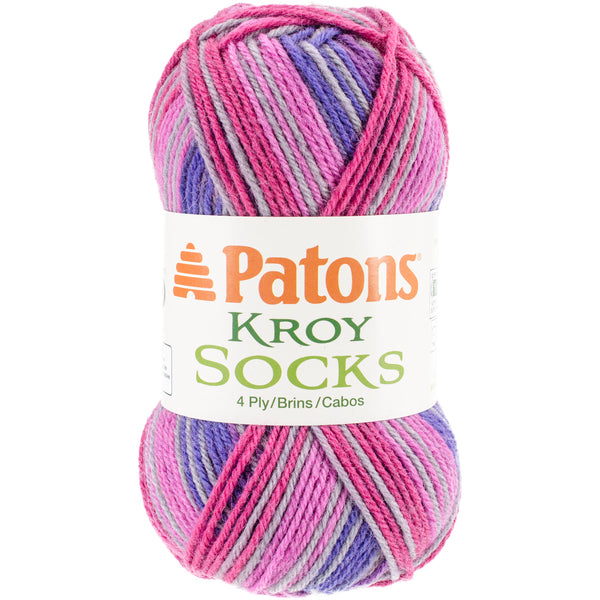 Kroy Socks Yarn-Purple Haze Stripes