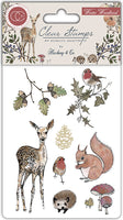 Craft Consortium A5 Winter Wonderland Clear Stamps-8 Stamps/Pkg