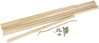 Natural Wood Floor Easel-65" High