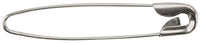 Coiless Safety Pins-2.25" Nickel 50/Pkg
