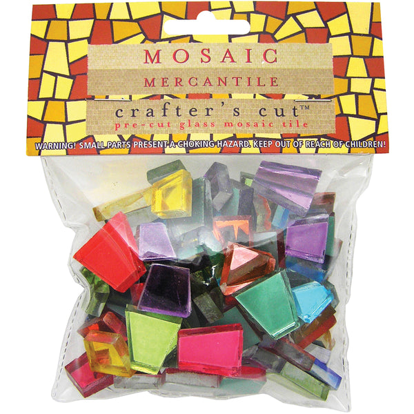 Crafter's Cut Mosaic Tiles .5lb-Assorted Mirrors