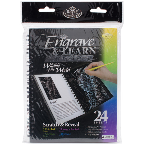 Engraving Art Travel Book-Wildlife Of The World