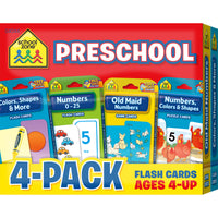 Flash Cards 4-Pack-Preschool