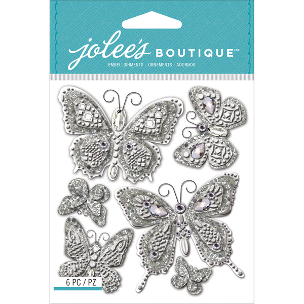 Jolee's Boutique Dimensional Stickers-Butterflies