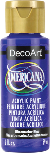 Americana Acrylic Paint 2oz-Ultramarine Blue - Transparent