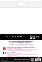 Spectrum Noir Ultra Smooth Premium Cardstock 8.5"X11" 50/Pkg-White