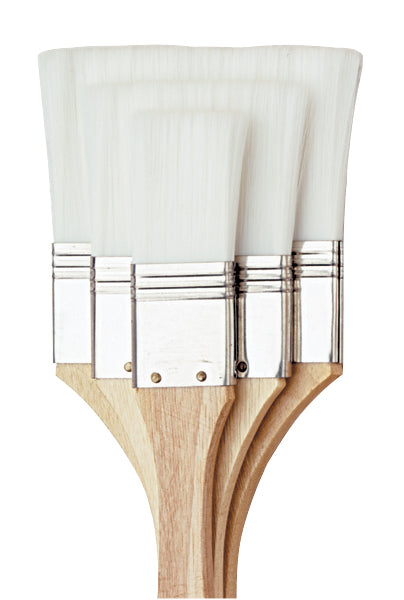 All-Purpose Brush Set 3/Pkg-White Nylon