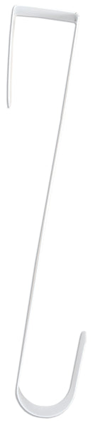 Heavy-Duty Metal Door Wreath Hanger 12"-White Painted