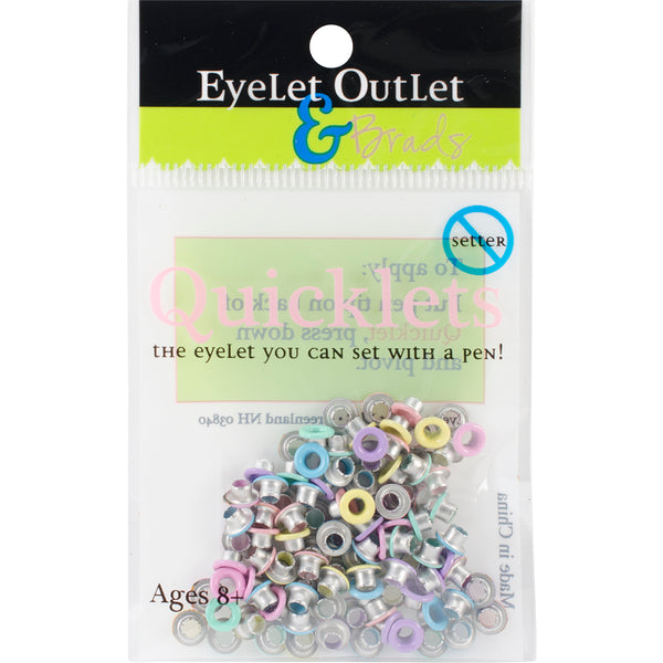 Eyelet Outlet Quicklets Round 84/Pkg-Spring 2