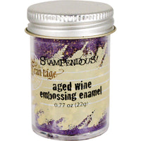 Stampendous Frantage Aged Embossing Enamel .77oz-Wine