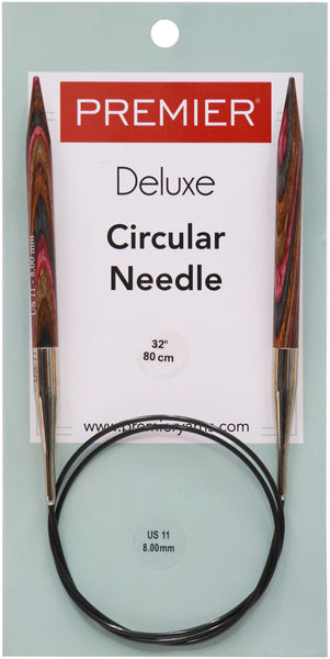 Premier Fixed Circular Knitting Needles 32"-Size 11/8mm