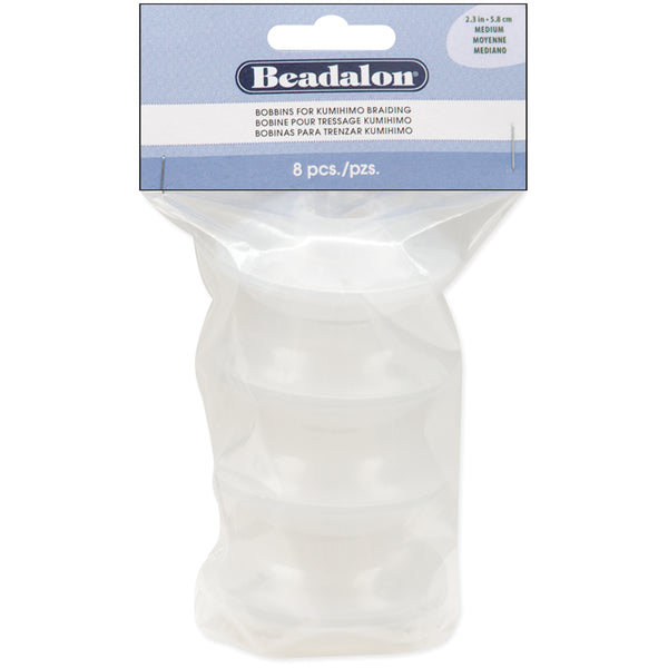 Kumihimo Bobbins 8/Pkg-2.5"