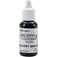 Designer Series Archival Re-Inkers .5oz-Hickory Smoke