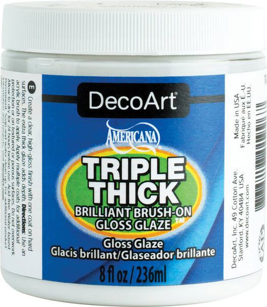 Triple Thick Brilliant Brush-On Gloss Glaze 8oz-