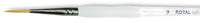 Soft-Grip Golden Taklon Short Liner Brush-Size 20/0