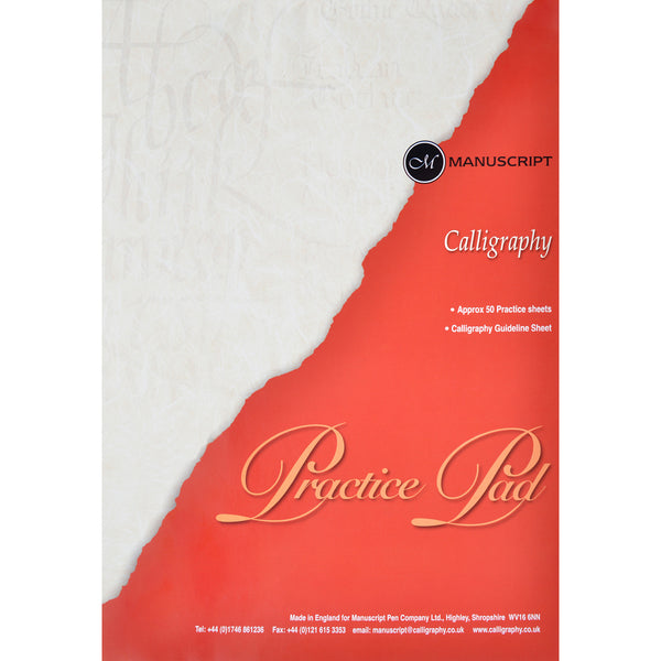 Manuscript Calligraphy Practice Pad 50 Sheets-11.5"X8.5"