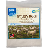 Pellon Wool Batting-Twin Size 72"X96" FOB: MI