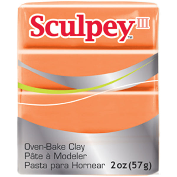 Sculpey III Polymer Clay 2oz-Just Orange