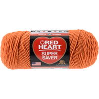 Red Heart Super Saver Yarn-Carrot