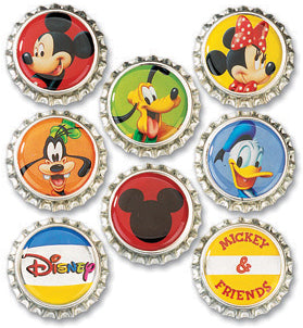 Disney Bottle Caps 8/Pkg-Mickey